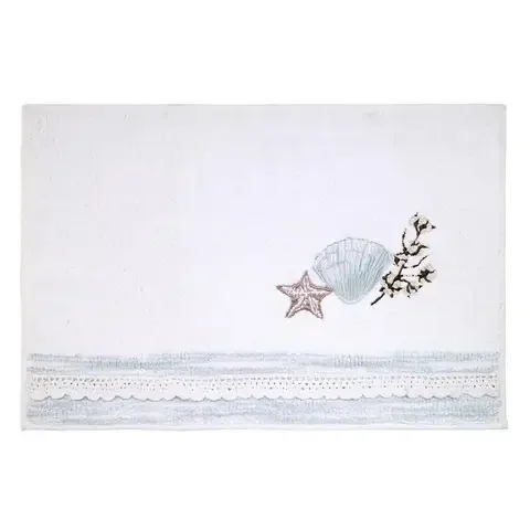 Avanti Linens Farmhouse Shell 30 in. L X 20 in. W Multicolored Cotton Bath Rug