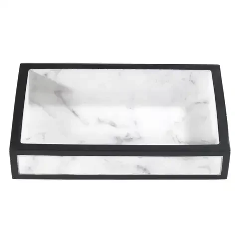 Avanti Linens Jasper Multicolored Plastic Soap Dish