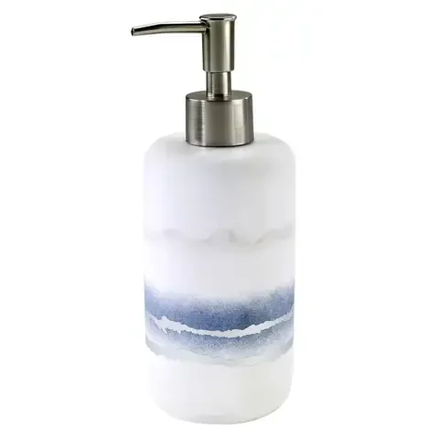 Avanti Linens Murano Silver Plastic Lotion/Soap Dispenser