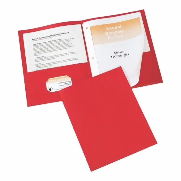 Avery 2-Pocket Folders With Fasteners