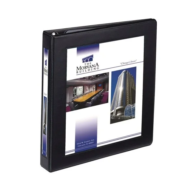 Avery Framed View Heavy-Duty Binders, 3 Rings, 1″ Capacity, 11 X 8.5, Black