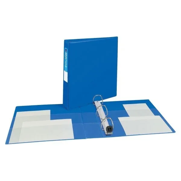 Avery Heavy-Duty 3-Ring Binder With Locking One-Touch Ezd Rings, 1 1/2″ D-Rings, Blue