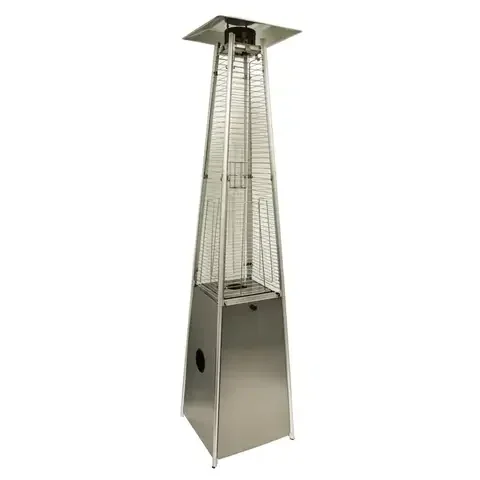 AZ Patio Heater 48000 BTU Propane Stainless Steel Freestanding Patio Heater 10 sq ft