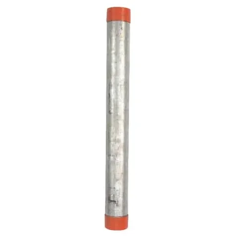 B&K Mueller 1-1/2 in. D X 18 in. L Galvanized Steel Pre-Cut Pipe