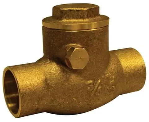 B&K ProLine 3/4 in. D X 3/4 in. D Compression Brass Swing Check Valve