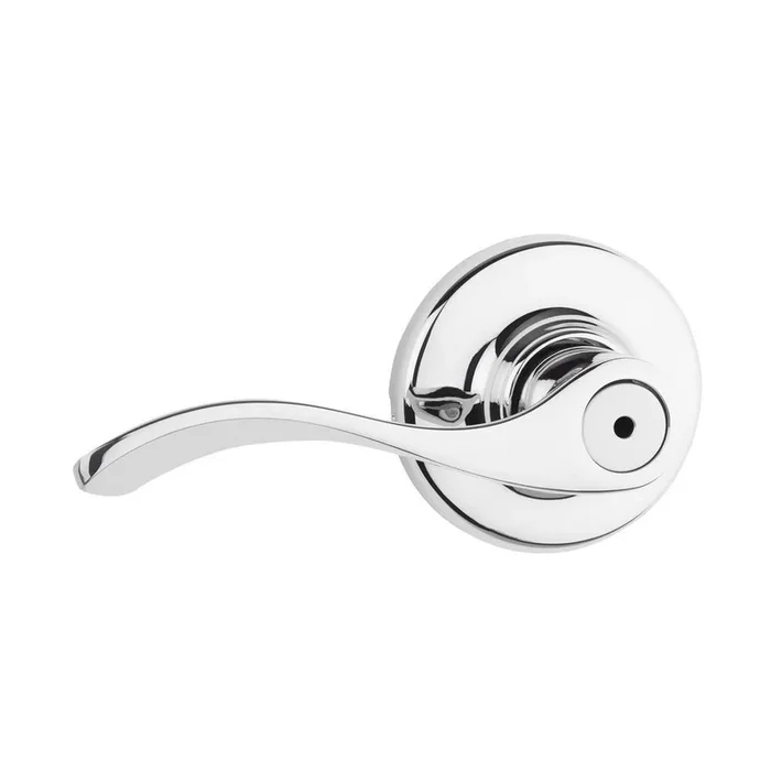 Balboa Polished Chrome Privacy Bed/Bath Door Lever