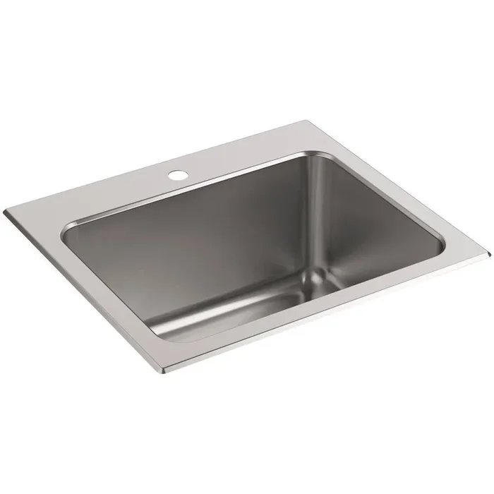 Ballad 22 in. x 25 in. Stainless Steel Single-Hole Utility Sink