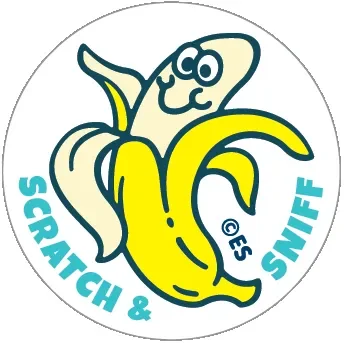 Banana & Lunch Box Scratch & Sniff Stickers