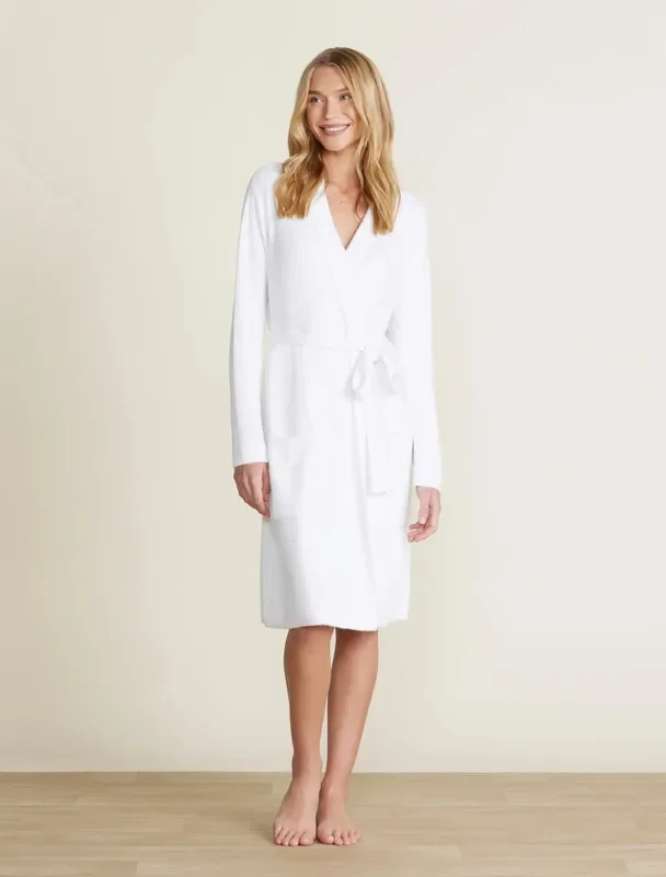 Barefoot Dreams – Ribbed Robe – Sea Salt