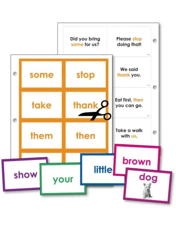 Basic Sight Words (Flash Cards)