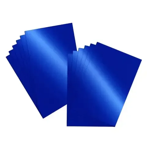 Bazic Products 22 in. W X 28 in. L Metallic Blue Poster Board