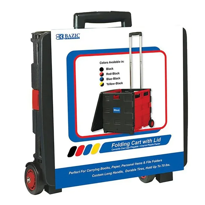 Bazic Rolling Cart Red