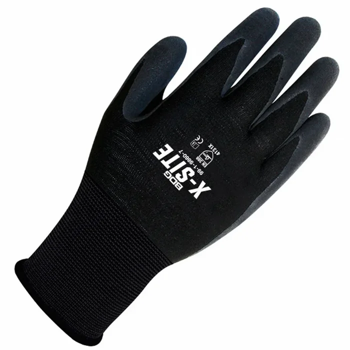 BDG X-Site Foam Nitrile Palm Coated Gloves, 2XL