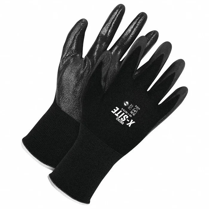 BDG X-Site Nitrile Palm-Dipped Coated Gloves – Small
