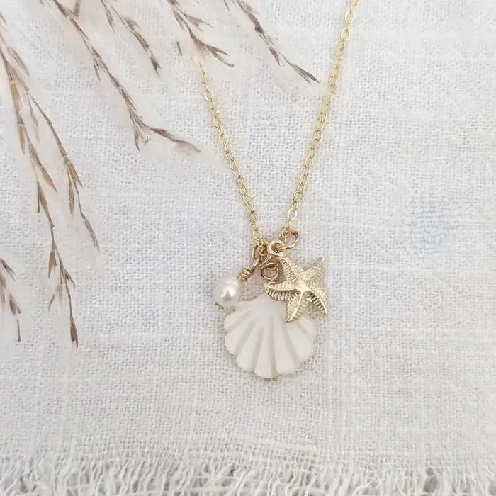 Beachcomber Charm Necklace