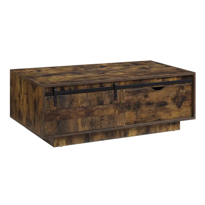 Bellarosa COFFEE TABLE Rustic Oak Finish