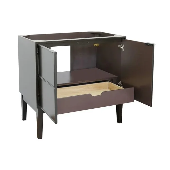 Bellaterra Home LV0503-CP Single Vanity- Cab only 36-in Cappuccino