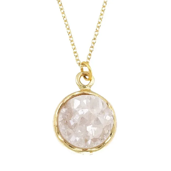 Benjamin International – 10 Mm Circle Shape White Stone