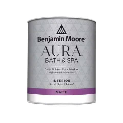 Benjamin Moore Aura Bath & Spa Matte Base 2 Paint Interior 1 qt