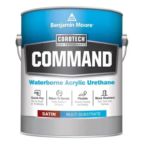 Benjamin Moore Corotech Satin Base 3 Waterborne Exterior and Interior 1 gal
