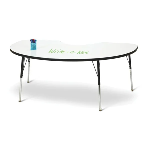 Berries Kidney Dry Erase Table – 72″ x 48″ A-Height