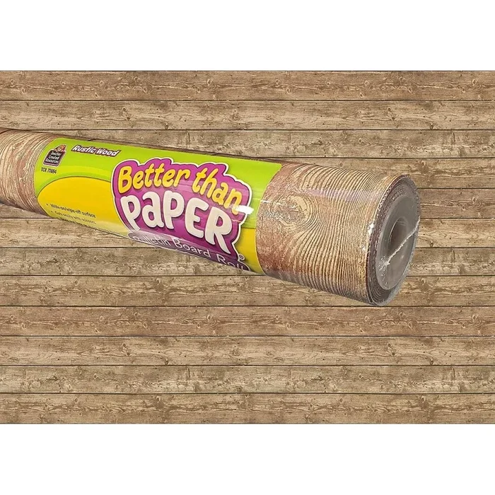Better Than Paper® Rustic Wood Design Bulletin Board Roll Pack Of 4
