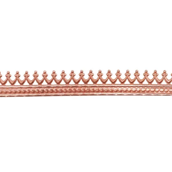 Bezel Wire – Copper – Gallery #1 – 22 Gauge Dead Soft – 6″ Min