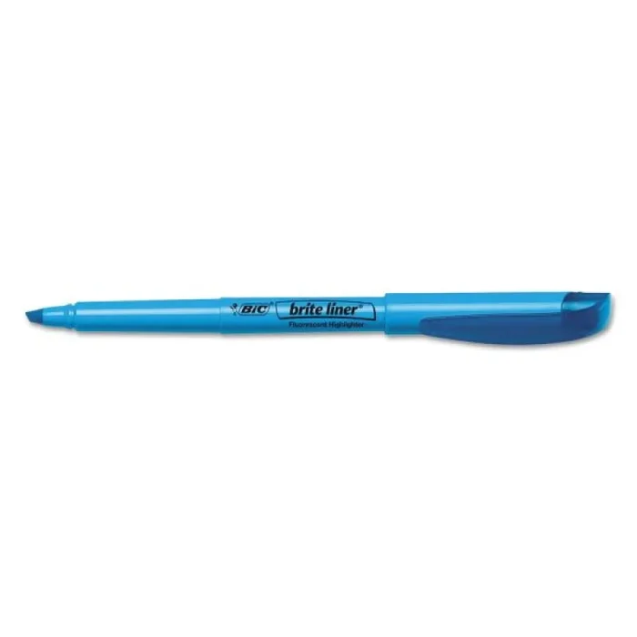 Bic Brite Liner Highlighters Pocket Style, Chisel Point, Assorted, 5-Pack