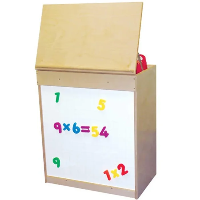 Big Book Display With Magnetic Markerboard – Wood Designs
