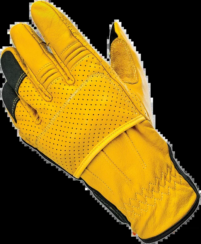 BILTWELL Borrego Gloves – Gold/Black – Medium 1506-0701-303
