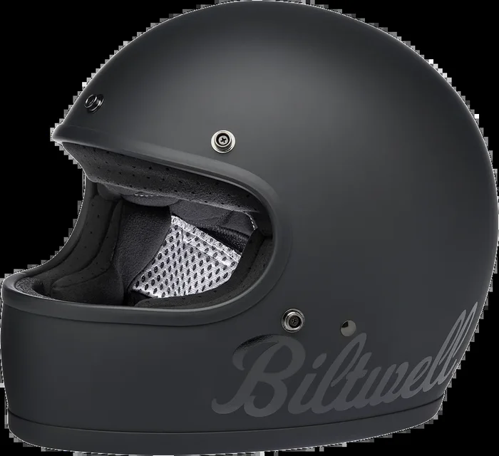 BILTWELL Gringo Helmet – Flat Black Factory – XS 1002-638-101
