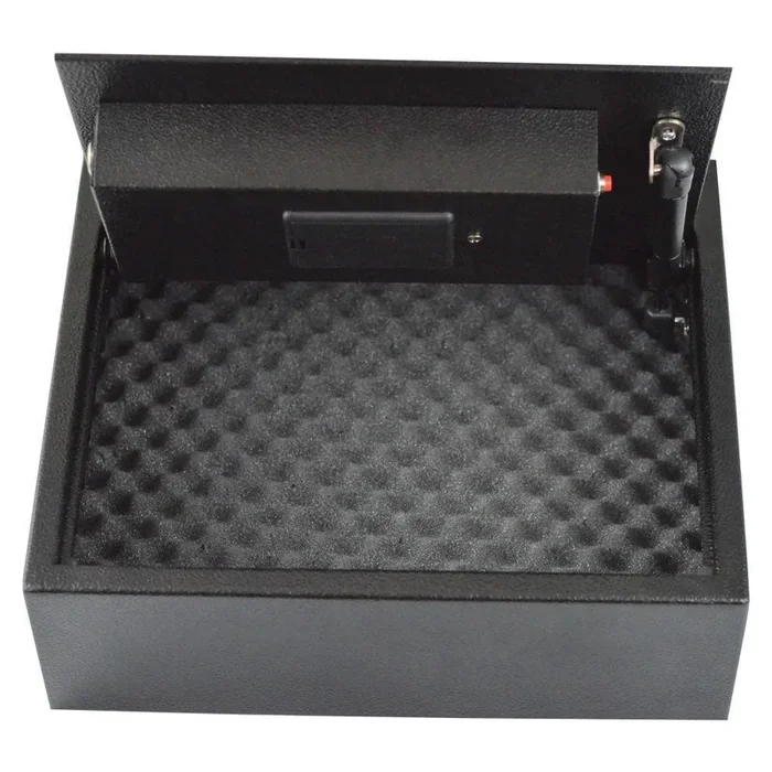 Biometric Fingerprint Drawer Personal Gun Safe, Black