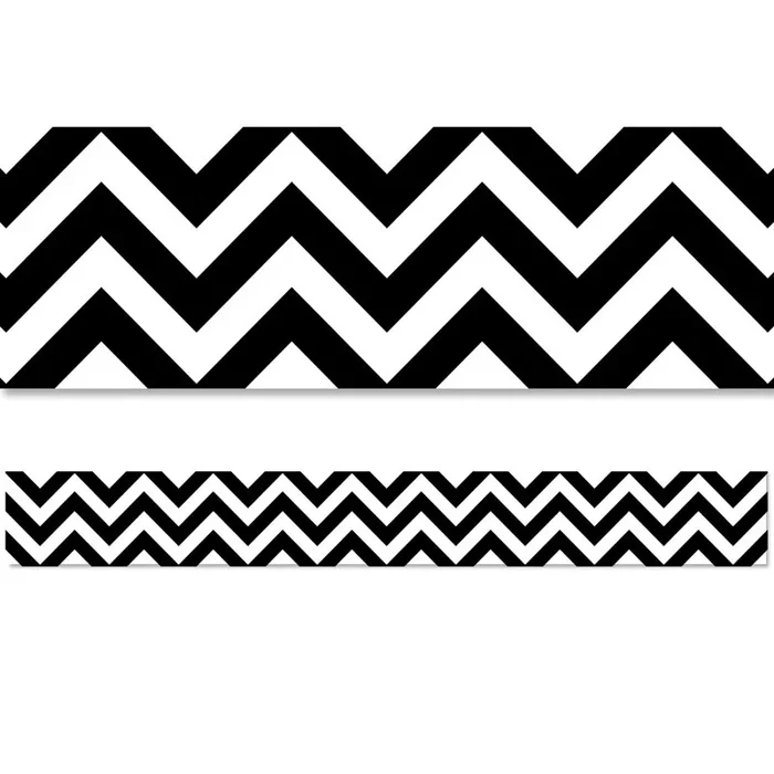 Black Chevron Border