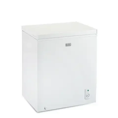 Black+Decker 5.1 cu ft White Steel Chest Freezer