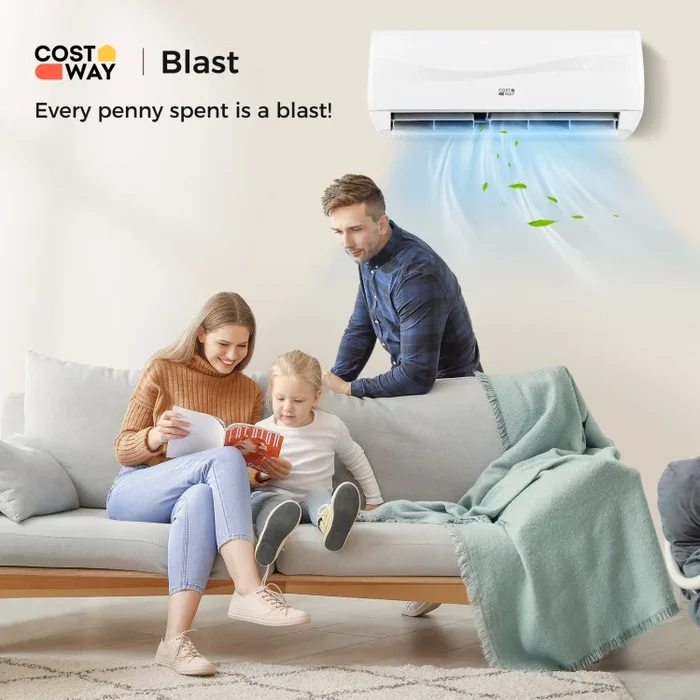 Blast Series 9000 BTU 19 SEER2 115V Ductless Mini Split Air Conditioner and Heater