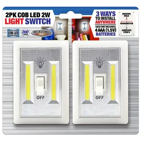 Blazing LEDz Manual Battery Powered COB Light Switch