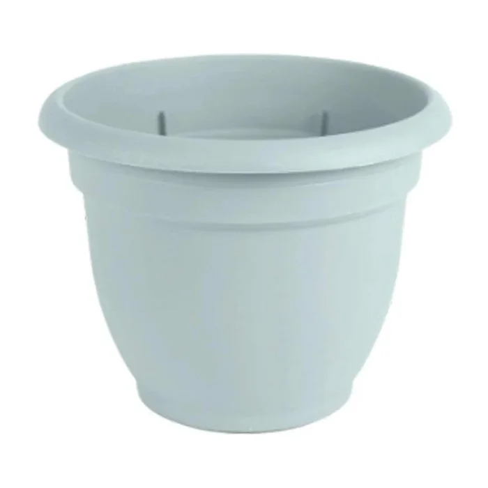 Bloem 6.8 in. H X 8 in. D Plastic Ariana Planter Misty Blue