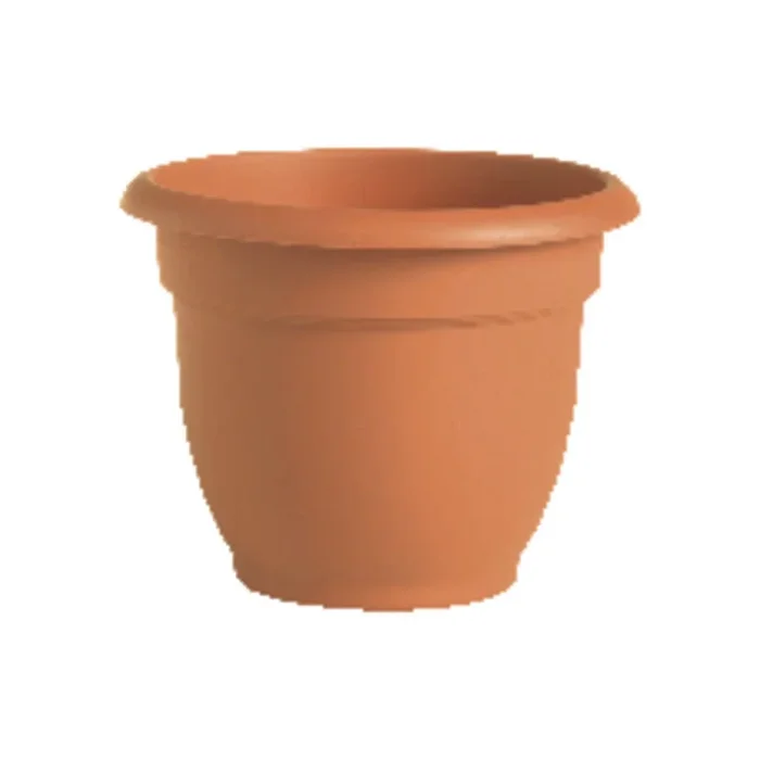 Bloem 6 in. D Resin Ariana Planter Terracotta Clay