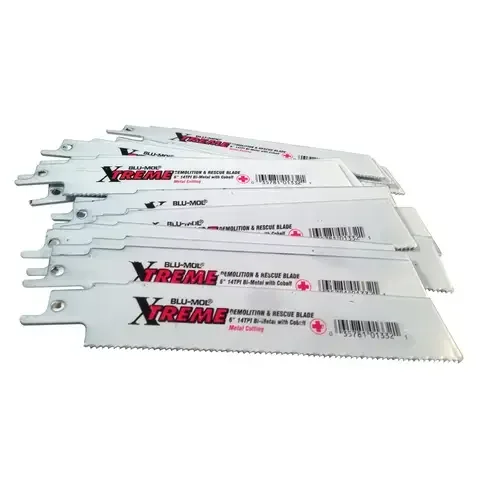 Blu-Mol Xtreme Xtreme 6 in. Bi-Metal Demolition Reciprocating Saw Blade 14 TPI 10 pk