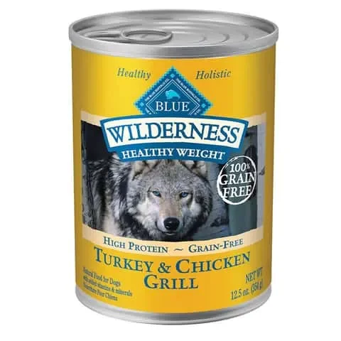 Blue Buffalo Wilderness All Ages Turkey and Chicken Dog Food Grain Free 12.5 oz