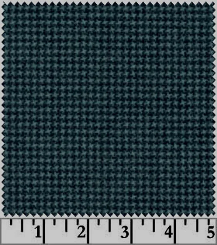 BLUE ON BLUE TINY HOUNDTOOTH WOOLIES FLANNEL – MASF18122-N2