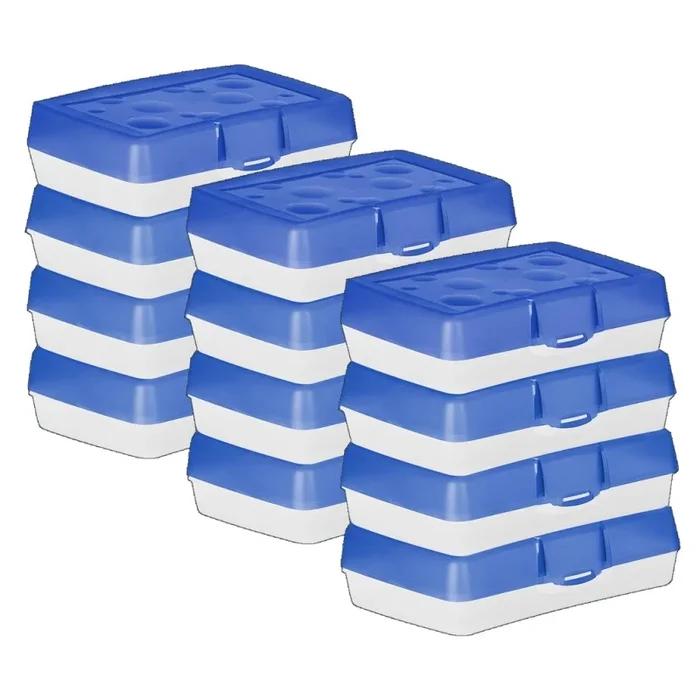 Blue Pencil Cases Pack Of 12