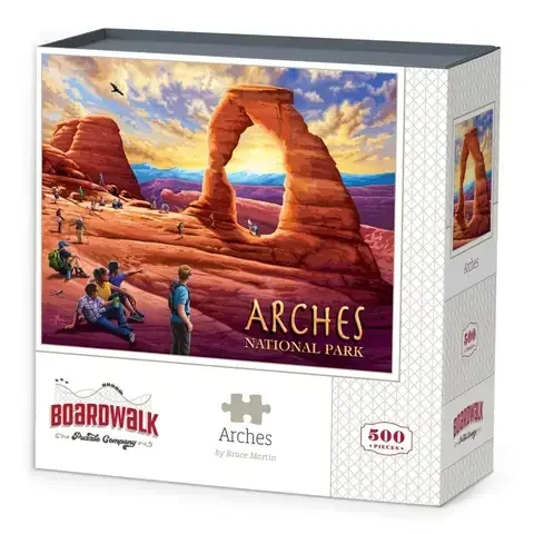 Boardwalk National Park Arches Jigsaw Puzzle Multicolored 500 pc