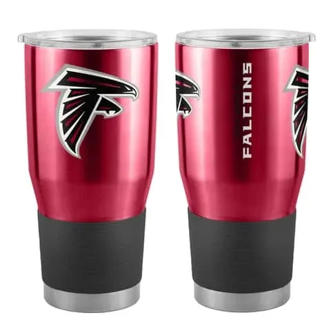 Boelter Brands Ultra 30 oz Red BPA Free NFL Falcons Tumbler with Lid