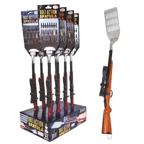 Bolt Action BBQ Spatula Assorted Diecast Metal Spatula