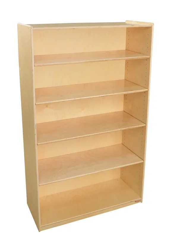 Bookshelf with Adjustable Shelves, 59½”h