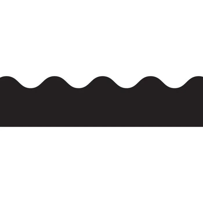 Border Black Scalloped Classroom Decoration