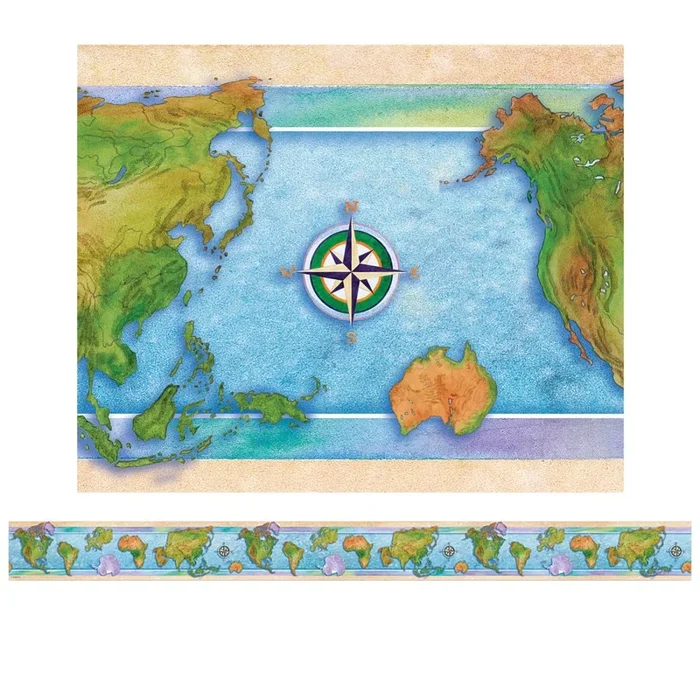 Border World Continents 12/Pk – Edupress Classroom Decorations