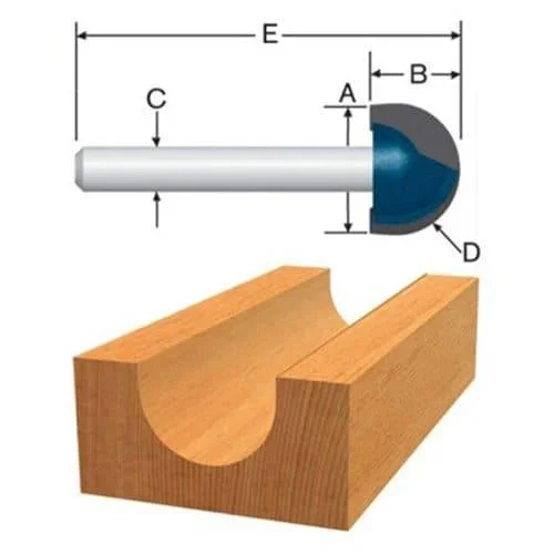 Bosch 3/8-in Carbide-tipped Core Box Router Bit