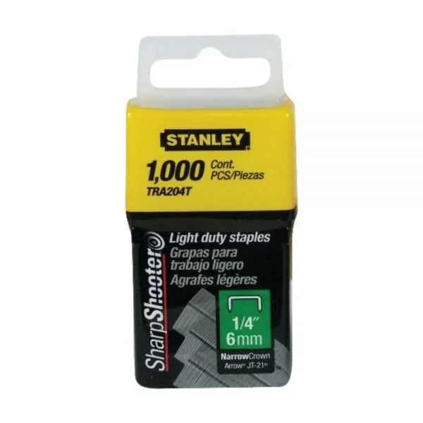 Bostitch 1/4″ Light-Duty Staples, Box Of 1,000